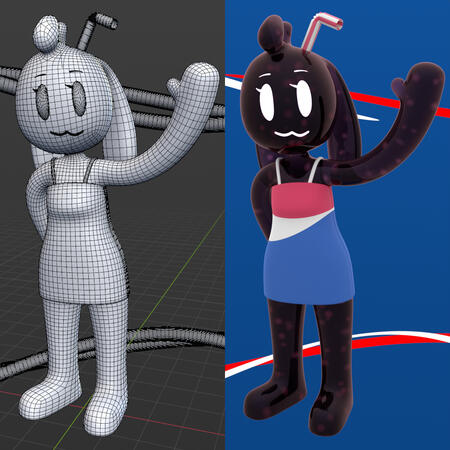 May 2019 - Fanart of the character Soda Poppy by Poppymuffinseed. 🔗