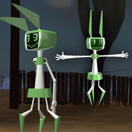 Sep. 2015 - XJ9 from My Life As A Teenage Robot. Available on the Steam Workshop for Source Filmmaker. (Somebody else also made a GMod port.) 🔗